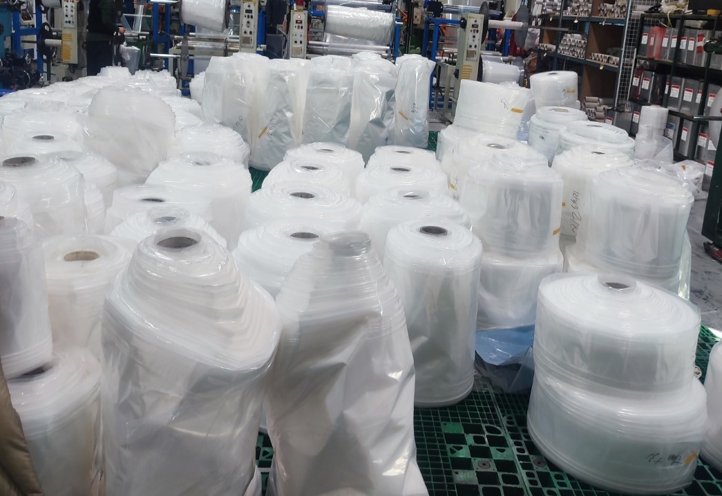 지퍼백 원단작업